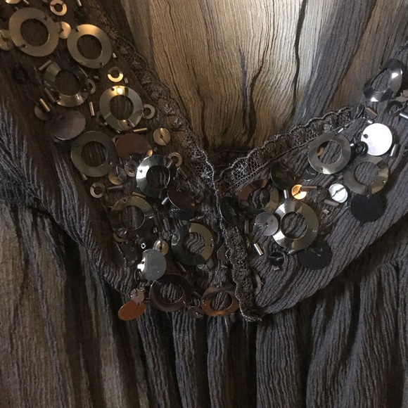 Blumarine Sequined 100% Silk Blouse Size 44 - Picture 3 of 10